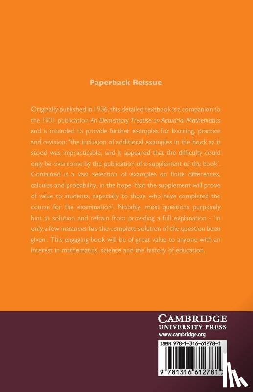 Freeman, Harry - Examples in Finite Differences, Calculus and Probability