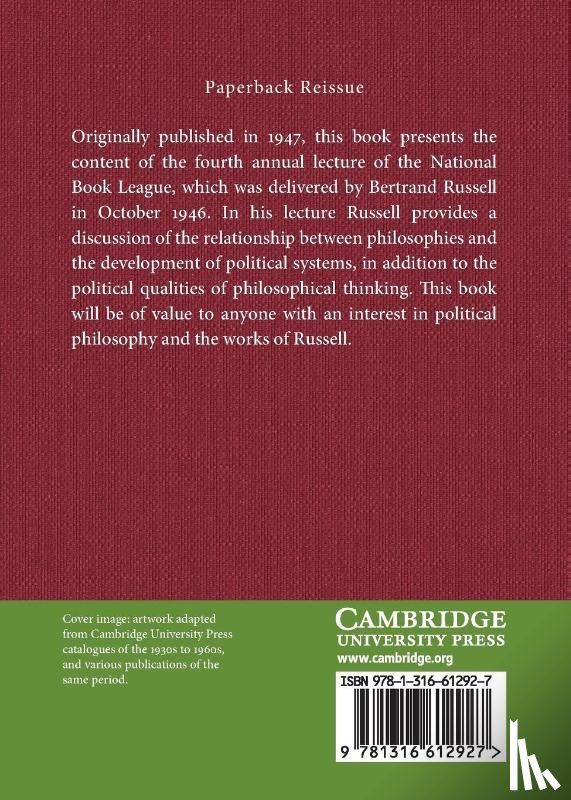 Russell, Bertrand - Philosophy and Politics