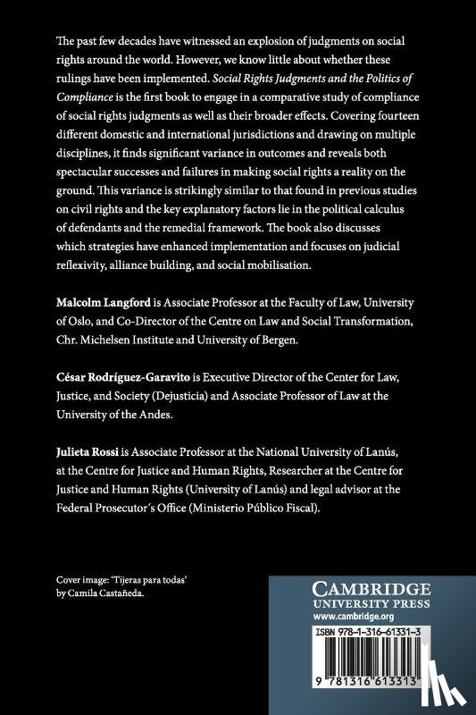  - Social Rights Judgments and the Politics of Compliance