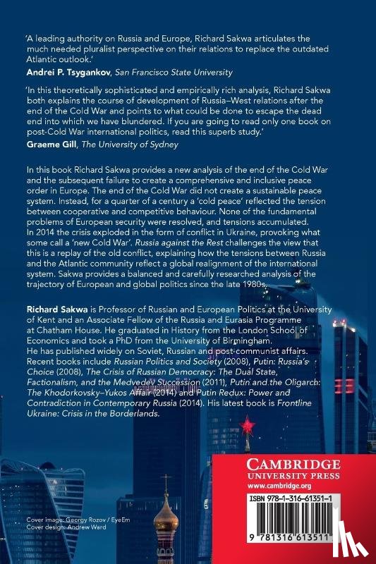 Sakwa, Richard (University of Kent - Russia Against the Rest