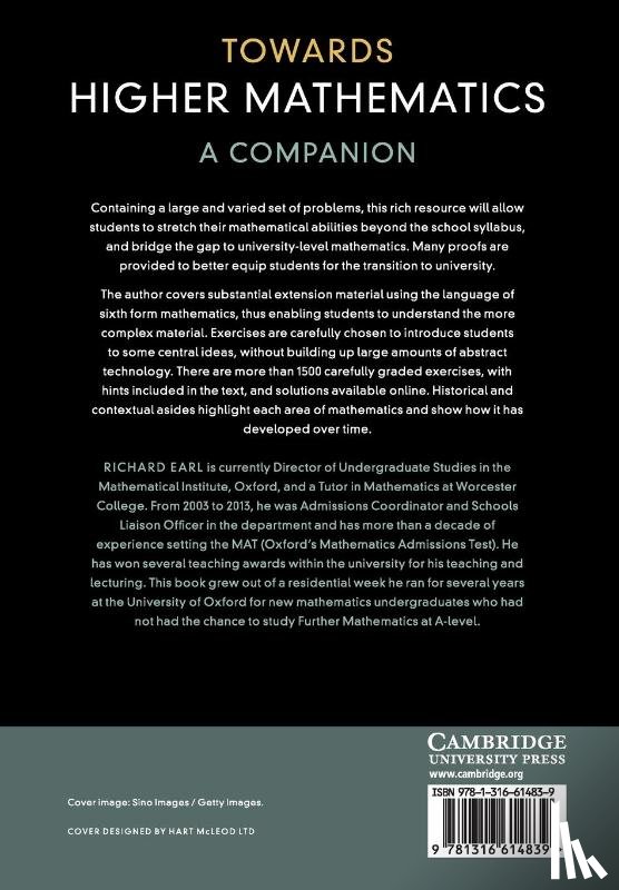 Earl, Richard (University of Oxford) - Towards Higher Mathematics: A Companion