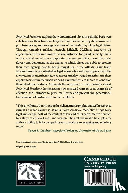 McKinley, Michelle A. (University of Oregon) - Fractional Freedoms
