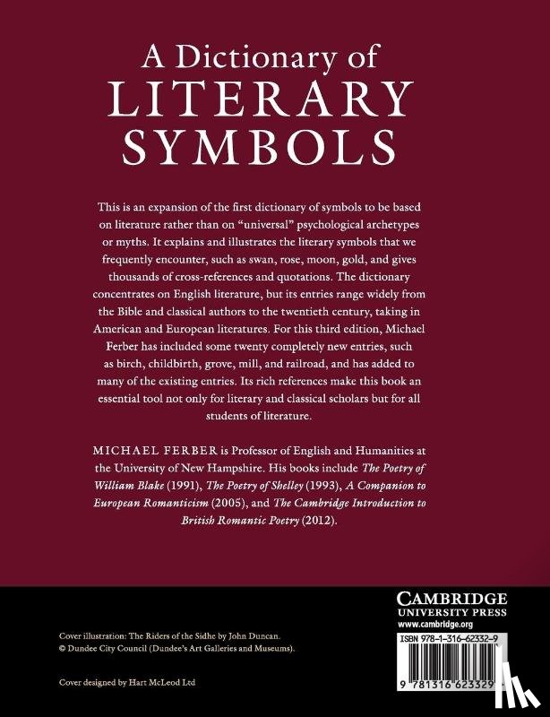 Ferber, Michael (University of New Hampshire) - A Dictionary of Literary Symbols