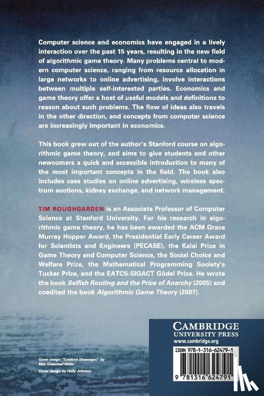 Roughgarden, Tim (Stanford University - Twenty Lectures on Algorithmic Game Theory