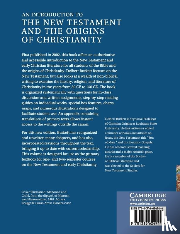 Burkett, Delbert (Louisiana State University) - An Introduction to the New Testament and the Origins of Christianity