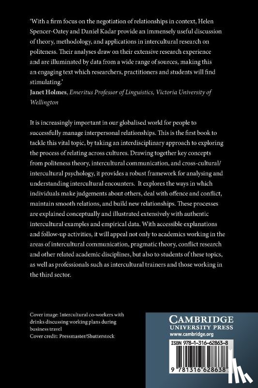 Spencer-Oatey, Helen (University of Warwick), Kadar, Daniel Z. - Intercultural Politeness