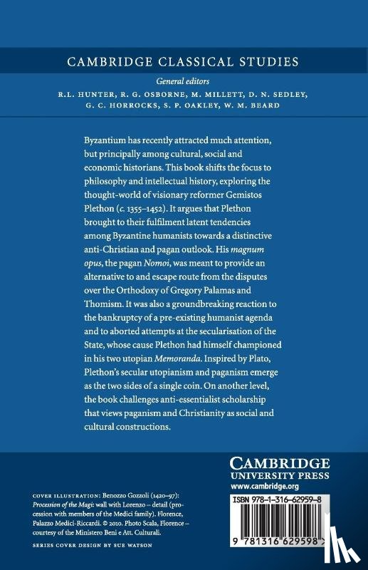 Siniossoglou, Niketas (University of Cambridge) - Radical Platonism in Byzantium