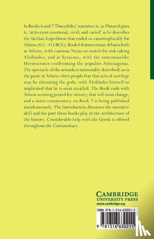  - Thucydides: The Peloponnesian War Book VI