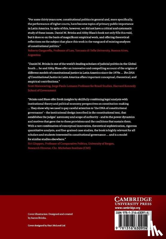 Brinks, Daniel M. (University of Texas, Blass, Abby (University of Texas - The DNA of Constitutional Justice in Latin America