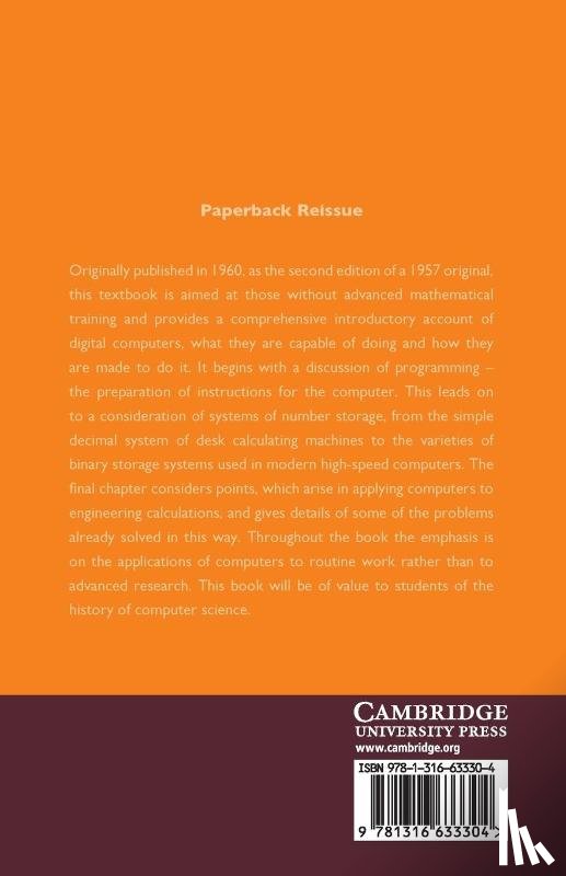 Livesley, R. K. - An Introduction to Automatic Digital Computers