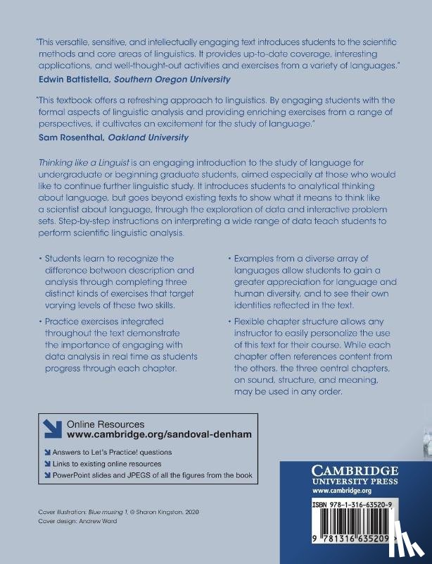 Sandoval, Jordan B. (Western Washington University), Denham, Kristin E. (Western Washington University) - Thinking like a Linguist