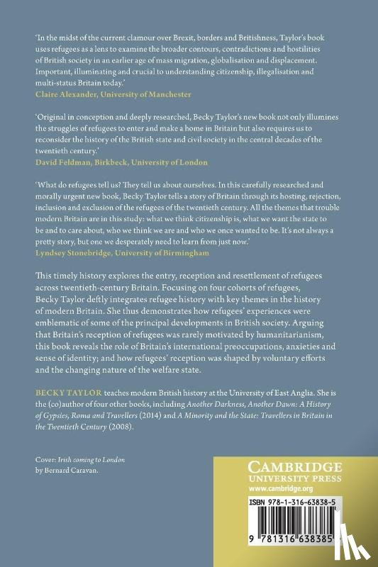 Taylor, Becky (University of East Anglia) - Refugees in Twentieth-Century Britain