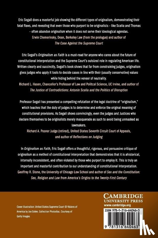 Segall, Eric J. (College of Law - Originalism as Faith