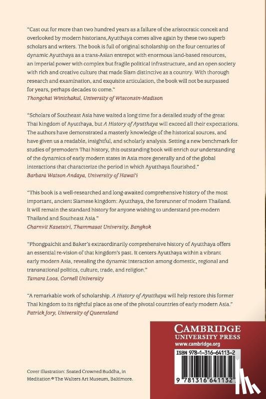 Baker, Chris, Phongpaichit, Pasuk (Chulalongkorn University - A History of Ayutthaya
