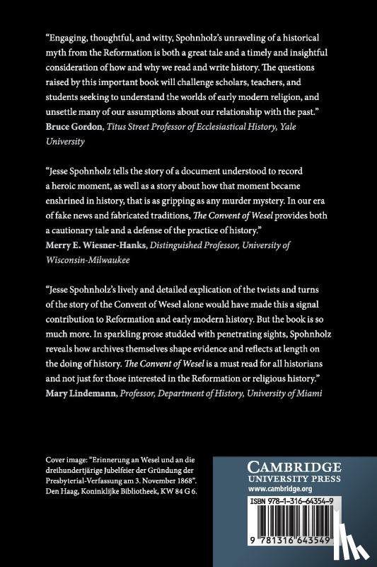 Spohnholz, Jesse (Washington State University) - The Convent of Wesel