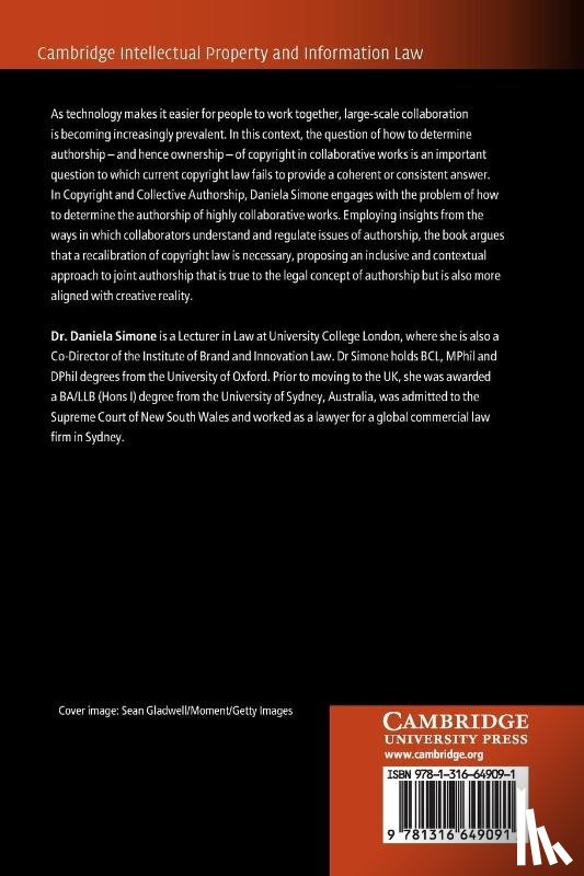 Simone, Daniela (University College London) - Copyright and Collective Authorship