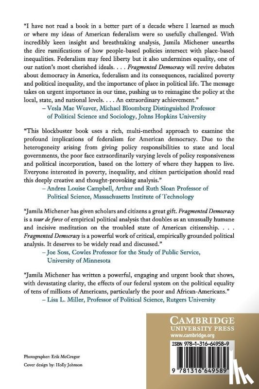 Michener, Jamila (Cornell University - Fragmented Democracy