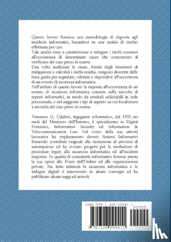 Calabro', Vincenzo G. - Incident Response & Digital Forensics