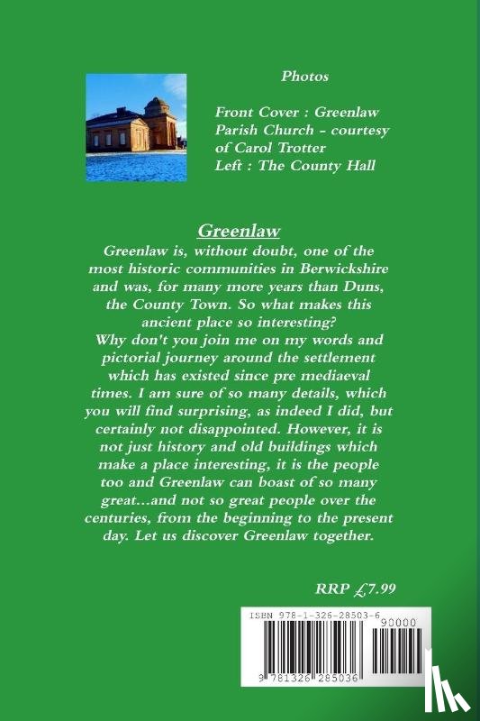 Denham, James - Greenlaw - an Ancient County Town