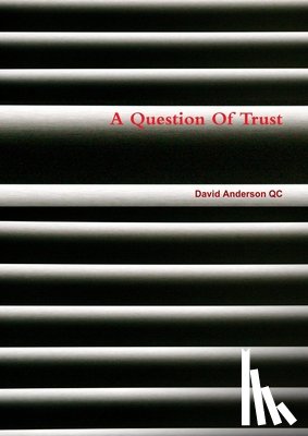 Anderson, David - A Question Of Trust