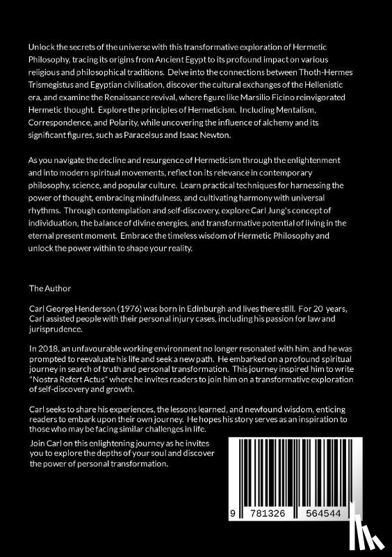 Henderson, Carl - Nostra Refert Actus (Our Actions Matter)