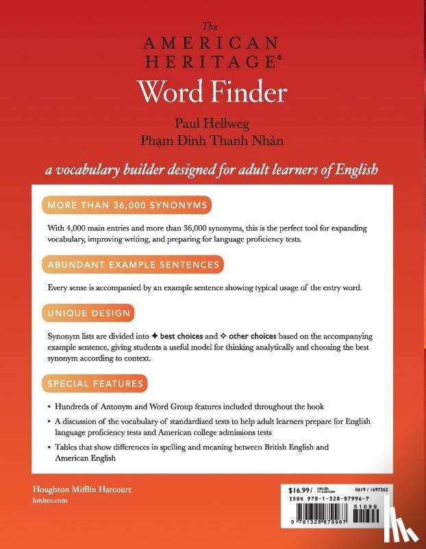 Hellweg Paul Hellweg, Pham Dinh Thanh Nhan Pham Dinh Thanh Nhan - American Heritage Word Finder