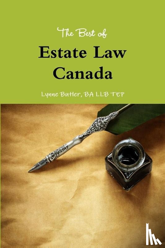 Butler, Ba Llb Tep Lynne - The Best of Estate Law Canada