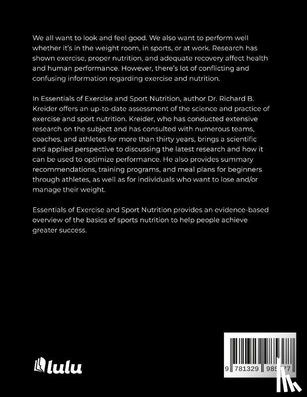 Kreider Facsm Fissn Fnak, Richard B. - Essentials of Exercise & Sport Nutrition