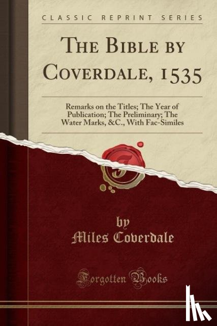 Coverdale, Miles - The Bible by Coverdale, 1535