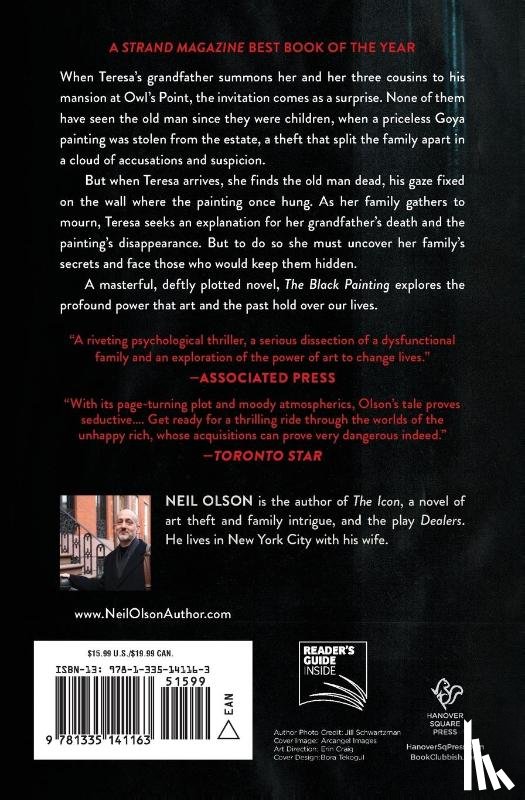 Olson, Neil - BLACK PAINTING ORIGINAL/E