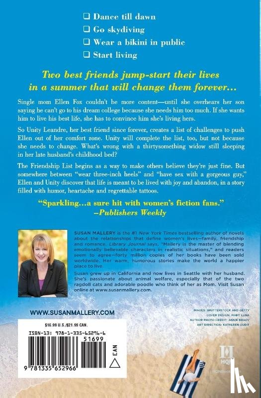 Mallery, Susan - Friendship List (First Time Trade)