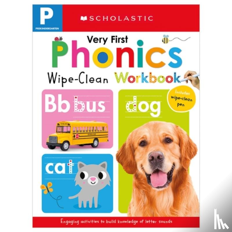 Scholastic - Very First Phonics Pre-K Wipe-Clean Workbook: Scholastic Early Learners (Wipe-Clean)
