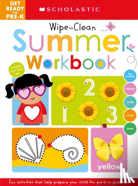 Scholastic - Get Ready for Pre-K Summer Workbook: Scholastic Early Learners (Wipe-Clean Workbook)