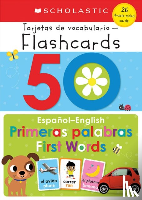Scholastic - 50 Spanish-English First Words: Scholastic Early Learners (Flashcards)