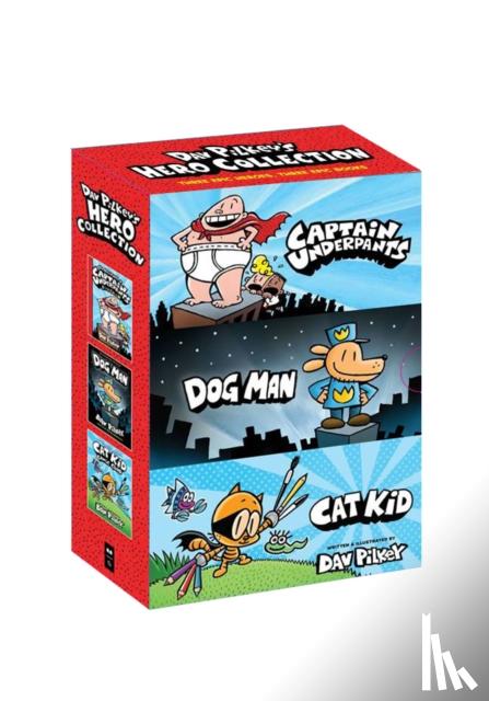 Pilkey, Dav - Dav Pilkey's Hero Collection (Captain Underpants #1, Dog Man #1, Cat Kid Comic Club #1)
