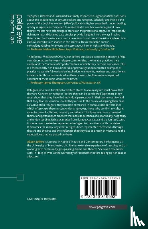 Jeffers, A. - Refugees, Theatre and Crisis