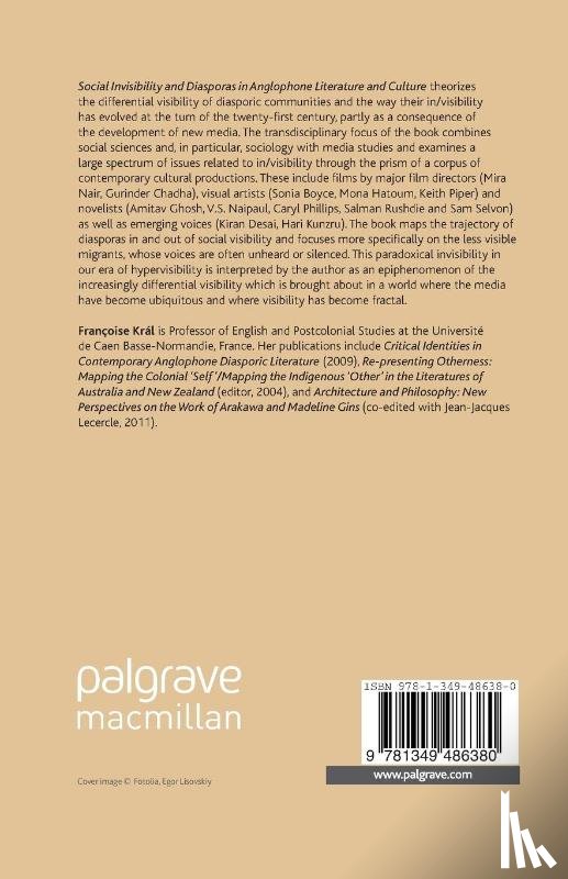 Kral, F. - Social Invisibility and Diasporas in Anglophone Literature and Culture
