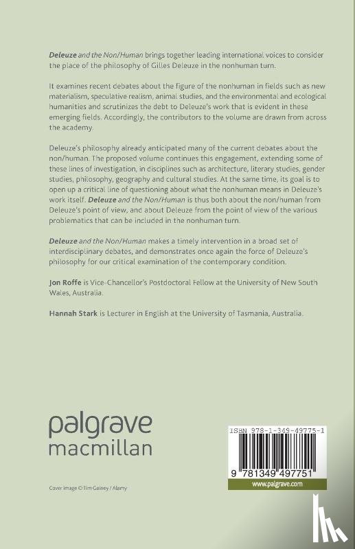  - Deleuze and the Non/Human