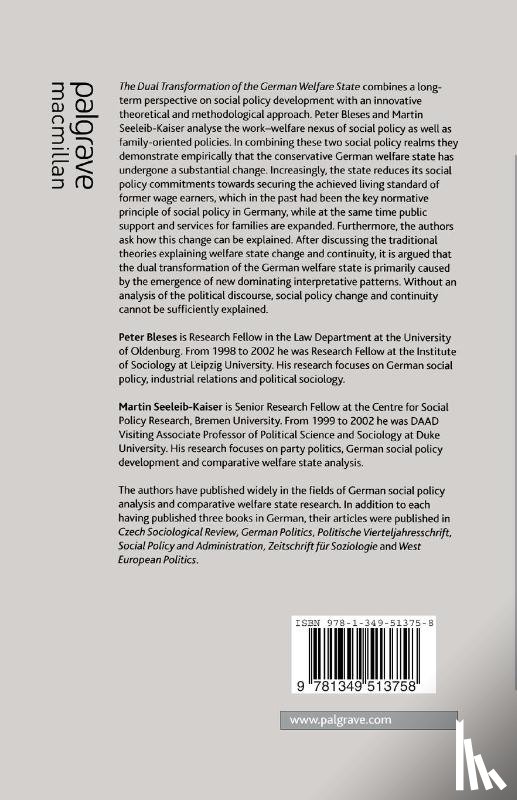 Bleses, P., Seeleib-Kaiser, M. - The Dual Transformation of the German Welfare State