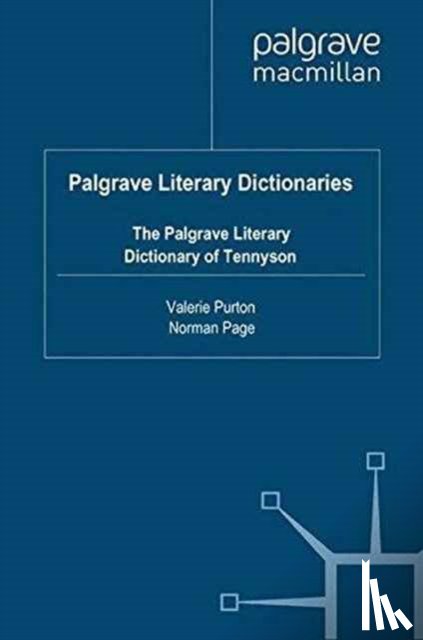 Purton, V., Page, N. - The Palgrave Literary Dictionary of Tennyson