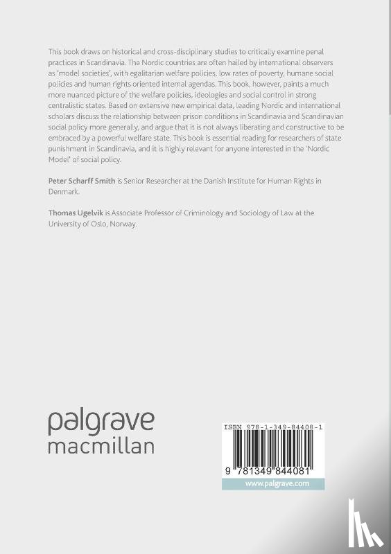  - Scandinavian Penal History, Culture and Prison Practice