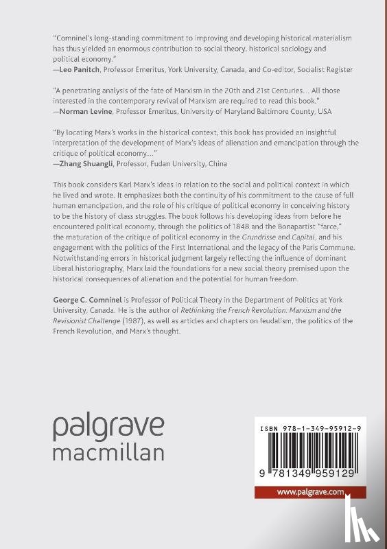 Comninel, George C. - Alienation and Emancipation in the Work of Karl Marx