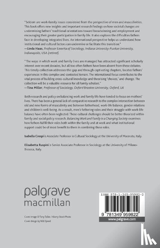 Ruspini, Elisabetta, Crespi, Isabella - Balancing Work and Family in a Changing Society
