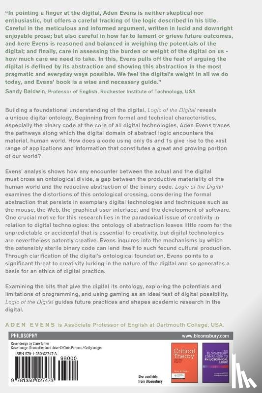 Evens, Aden (Dartmouth College - Logic of the Digital