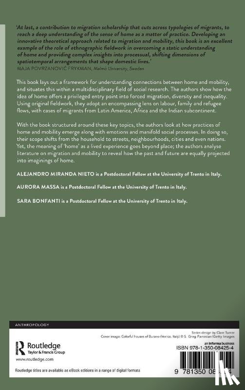 Miranda Nieto, Alejandro, Massa, Aurora, Bonfanti, Sara - Ethnographies of Home and Mobility