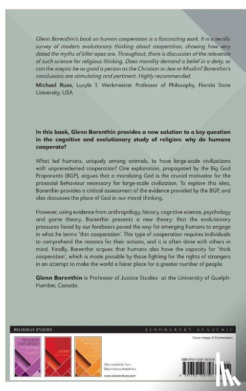 Barenthin, Glenn (Guelph-Humber - Solving the Evolutionary Puzzle of Human Cooperation