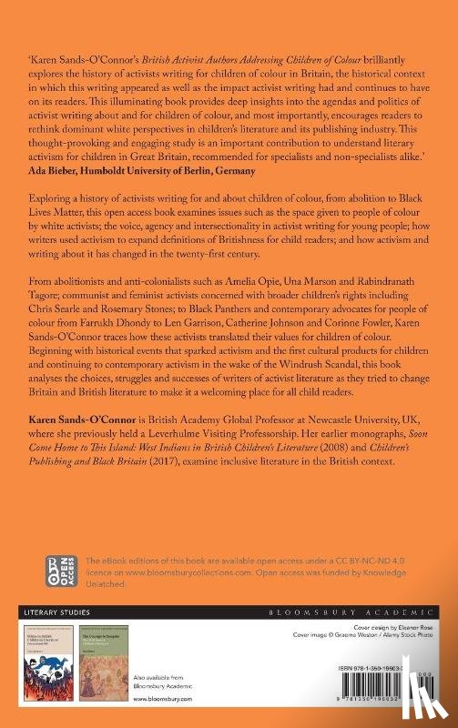 Sands-O'Connor, Professor Karen (British Academy Global Professor of Children’s Literature - British Activist Authors Addressing Children of Colour