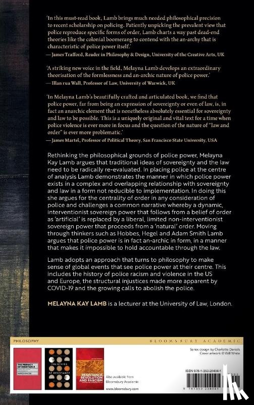 Lamb, Dr Melayna Kay - A Philosophical History of Police Power
