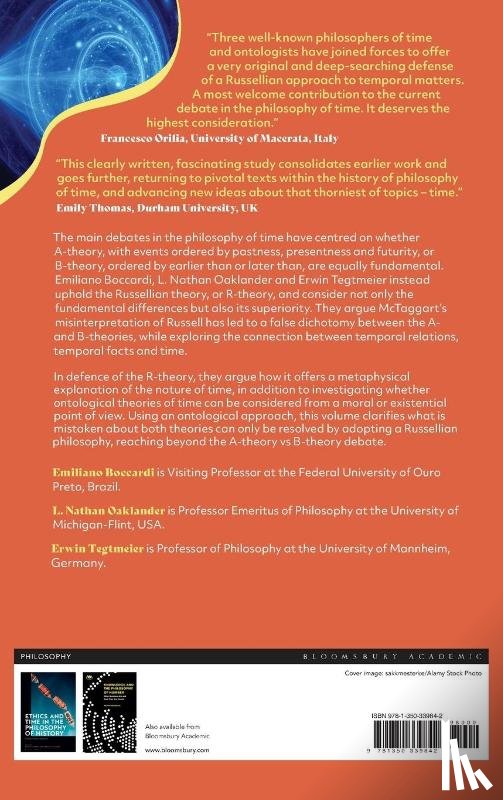 Boccardi, Emiliano (Federal University of Bahia, Oaklander, L. Nathan (University of Michigan-Flint, Tegtmeier, Erwin (University of Mannheim - New Directions in the Russellian Theory of Time