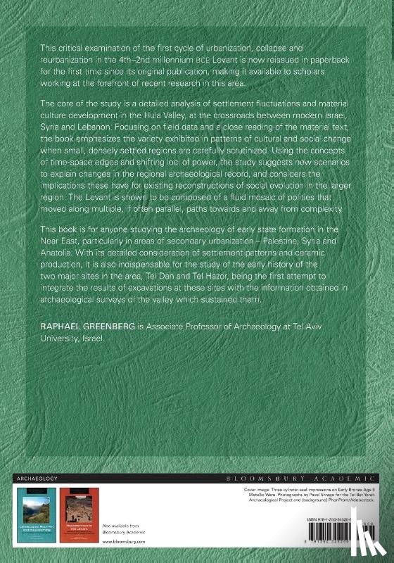 Greenberg, Professor Raphael (Tel Aviv University - Early Urbanizations in the Levant